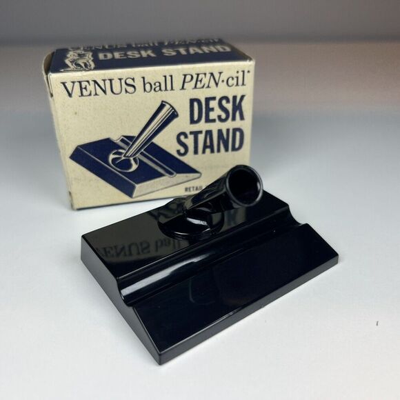 Venus Weighted Pen Desk Stand Style No 10-DS New Old Stock Vintage - Picture 1 of 8